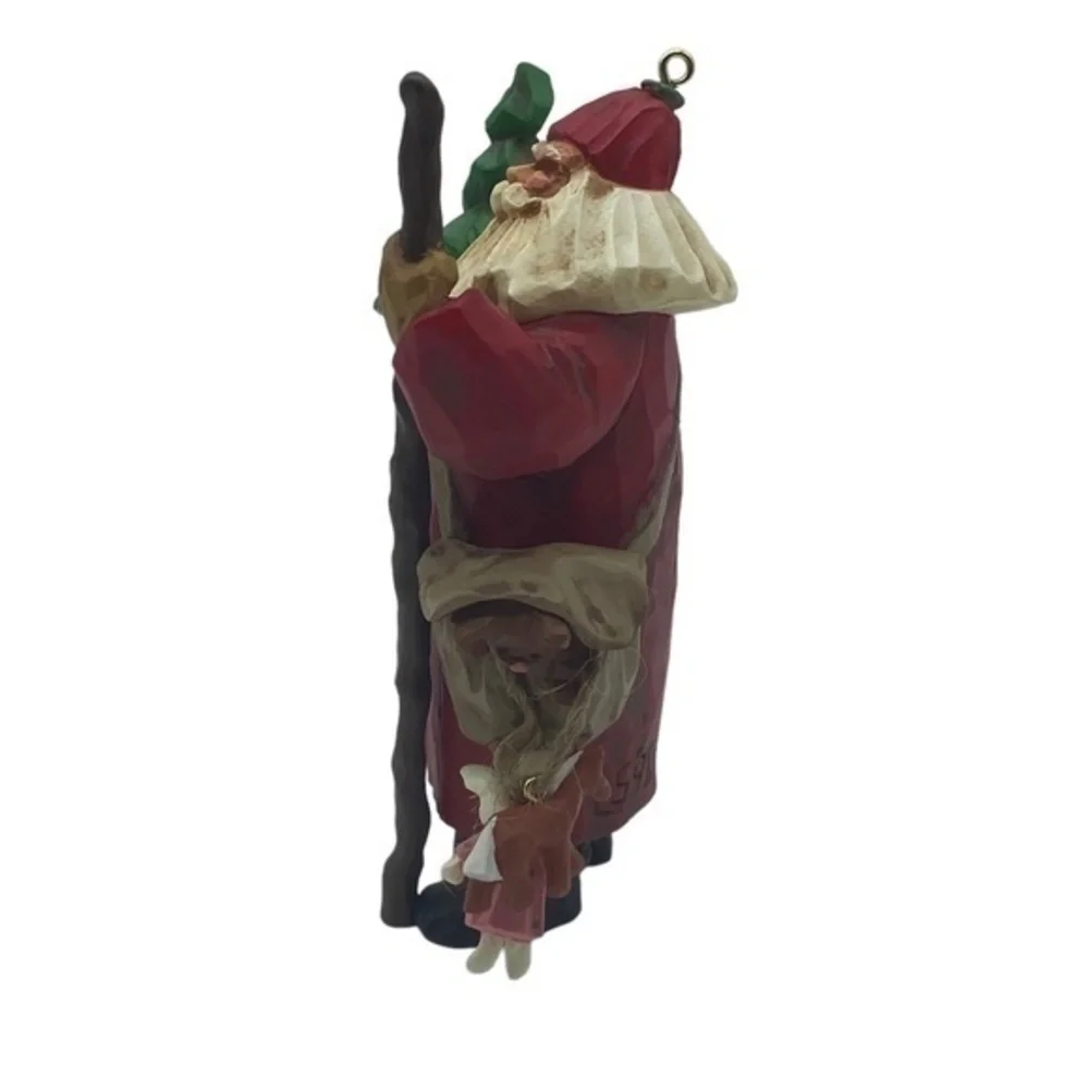 Hallmark Keepsake Vintage Making His way Santa Christmas Ornament 1998 in Box